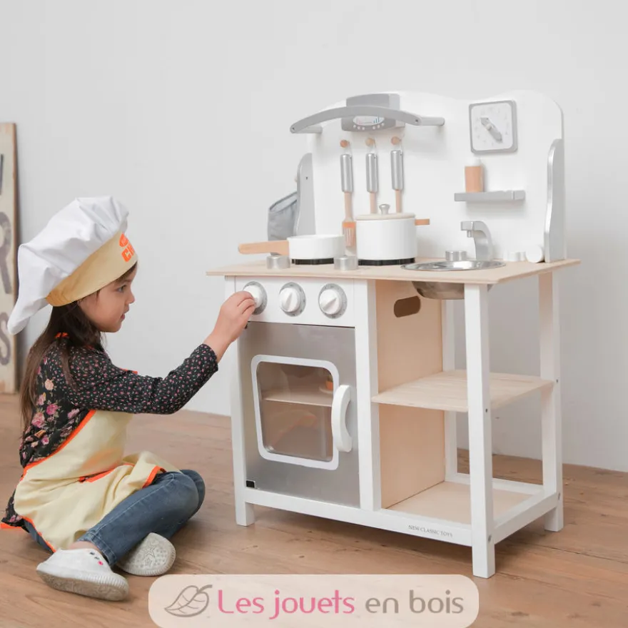 Cuisine Bon Appétit - blanche argent - New Classic Toys