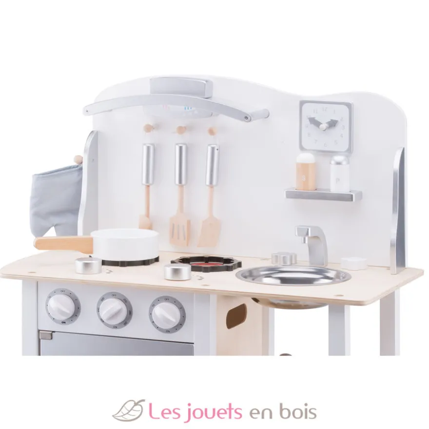 Cuisine Bon Appétit - blanche argent - New Classic Toys