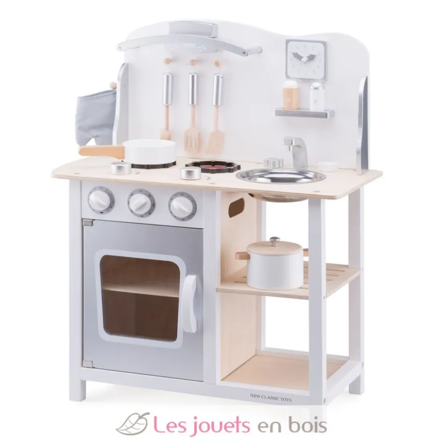 Cuisine Bon Appétit - blanche argent - New Classic Toys