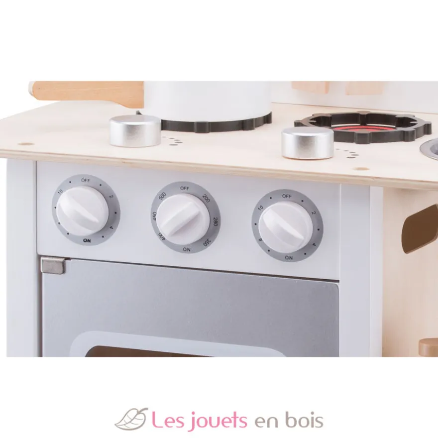 Cuisine Bon Appétit - blanche argent - New Classic Toys