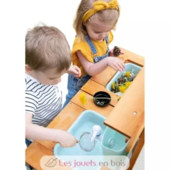 Cuisine d'extérieur en bois Muddy Lab marron - Janod