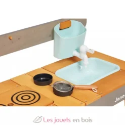 Cuisine d'extérieur en bois Muddy Lab marron - Janod