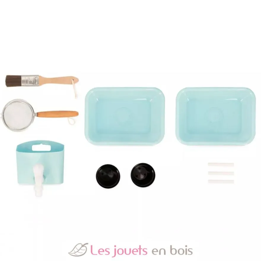 Cuisine d'extérieur en bois Muddy Lab marron - Janod