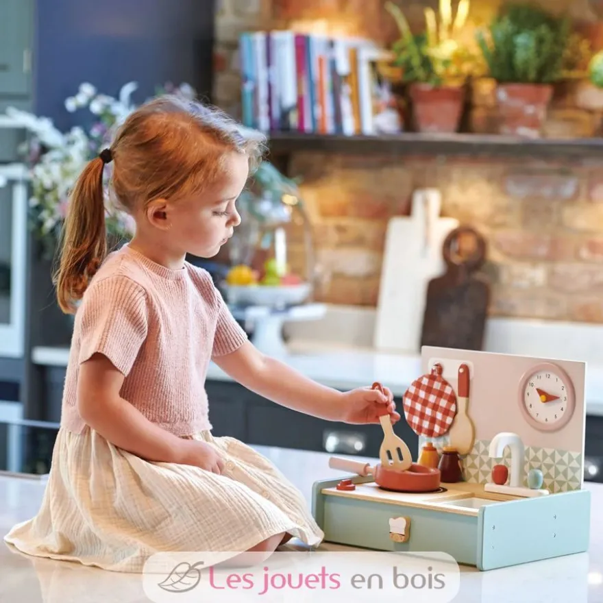 Cuisine pliable en bois - Tender Leaf Toys