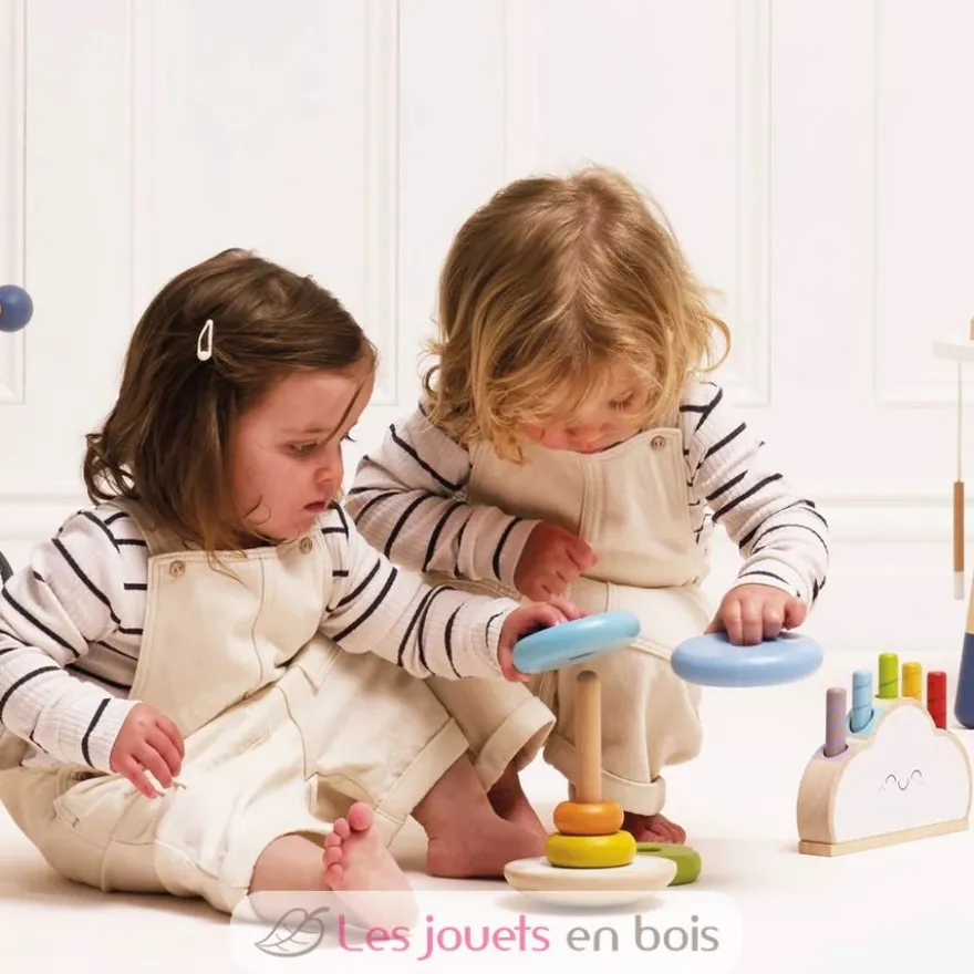 Culbuto arc-en-ciel à empiler - Le Toy Van