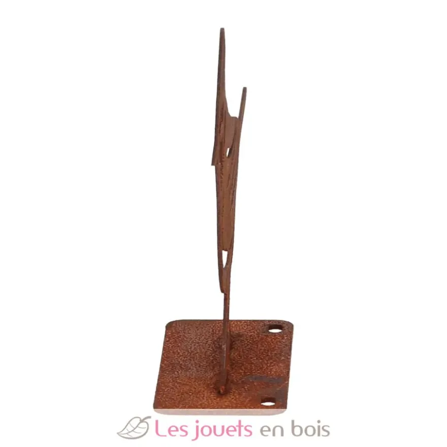 Décoration de jardin en acier rouillé Mésange huppée - Esschert Design