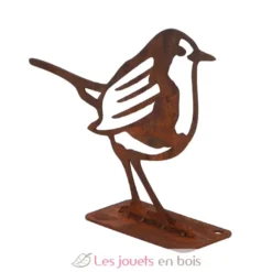 Décoration de jardin en acier rouillé Rouge gorge - Esschert Design