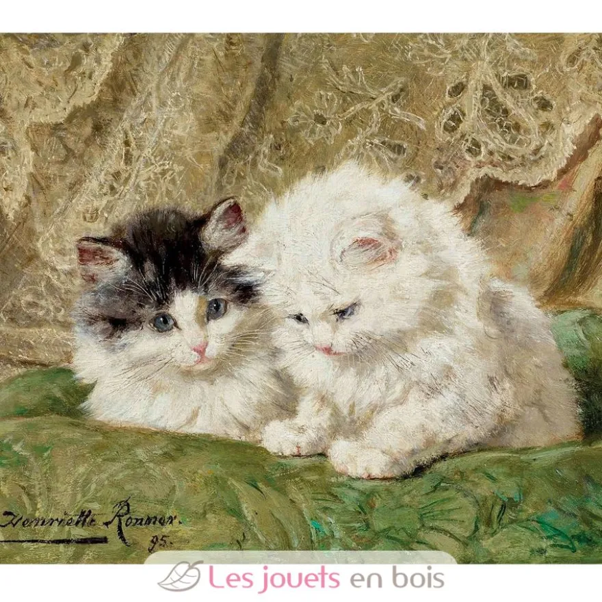 Deux chatons de Ronner-Knip - Puzzle Michèle Wilson