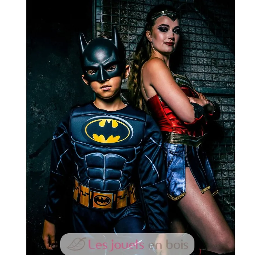 Déguisement Batman avec muscles 3-4 ans - Rubies