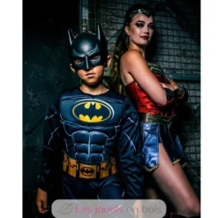 Déguisement Batman avec muscles 5-6 ans - Rubies