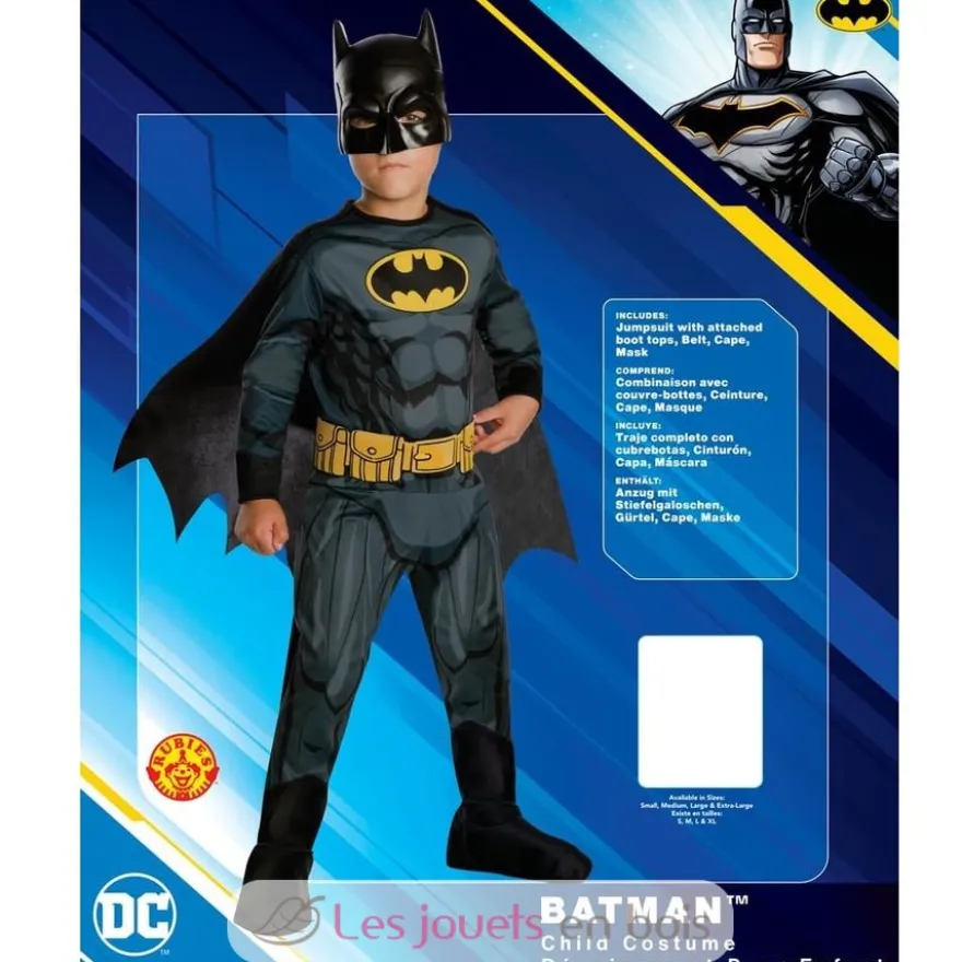 Déguisement Batman enfant 3-4 ans - Rubies