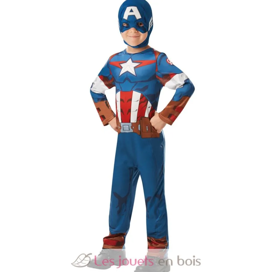 Déguisement Captain America enfant 7-8 ans - Rubies