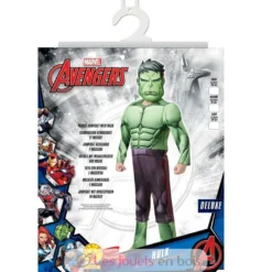 Déguisement Hulk avec muscles 3-4 ans - Rubies