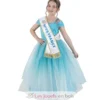 Déguisement Robe Miss France bleue 116 cm - Chaks