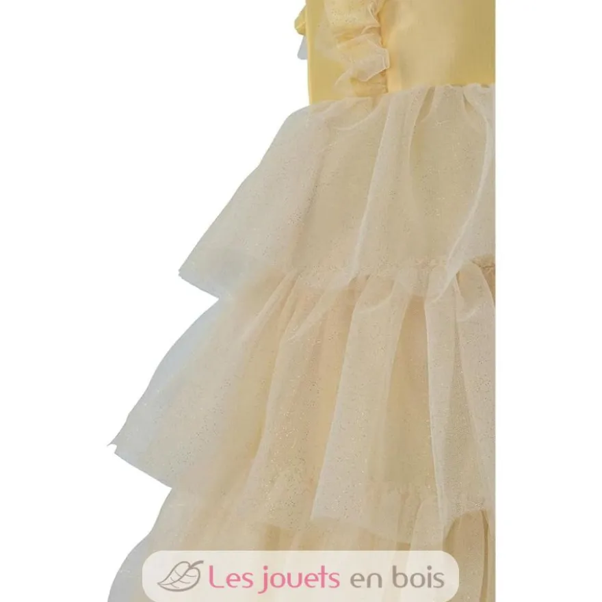 Déguisement Robe Miss France dorée 140 cm - Chaks