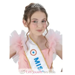 Déguisement Robe Miss France rose 128 cm - Chaks