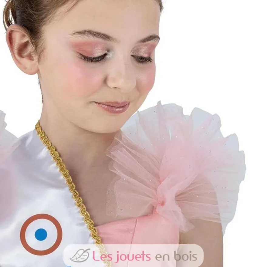 Déguisement Robe Miss France rose 116 cm - Chaks