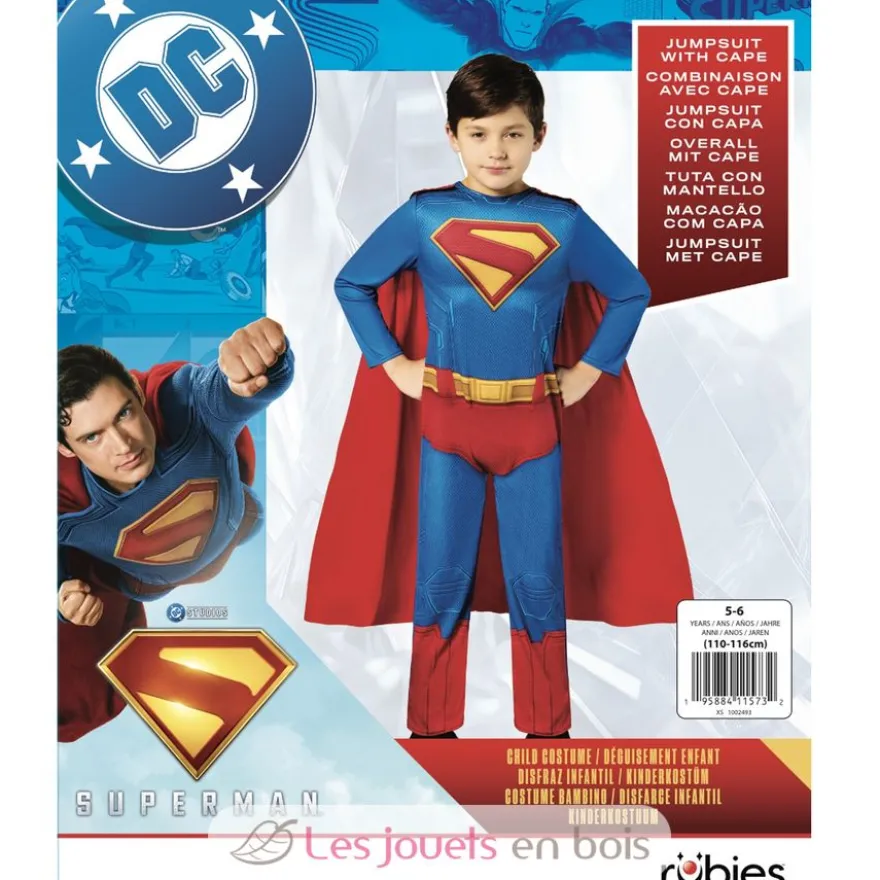 Déguisement Superman enfant 5-6 ans - Rubies