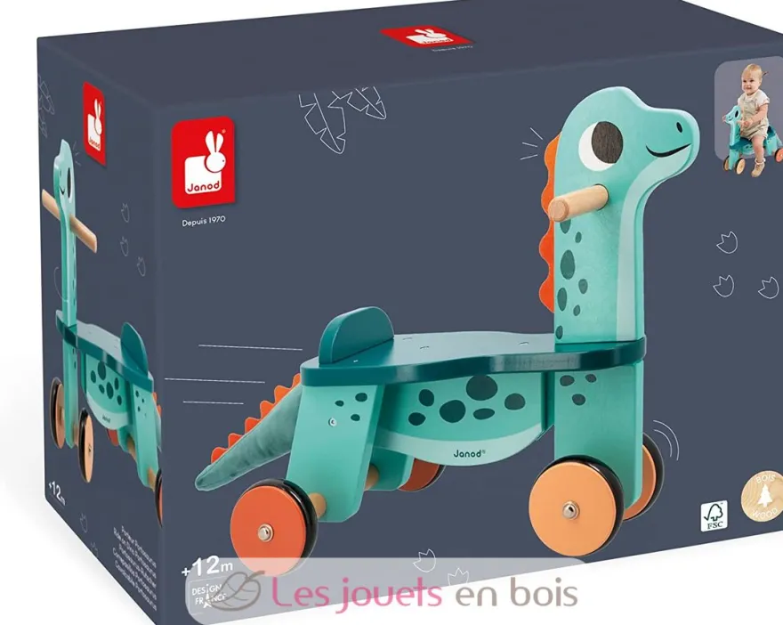 Dino Porteur Portosaurus - Janod