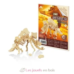 6 dinosaures en bois à assembler - Buki France