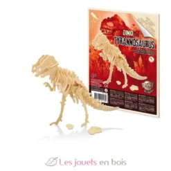 6 dinosaures en bois à assembler - Buki France