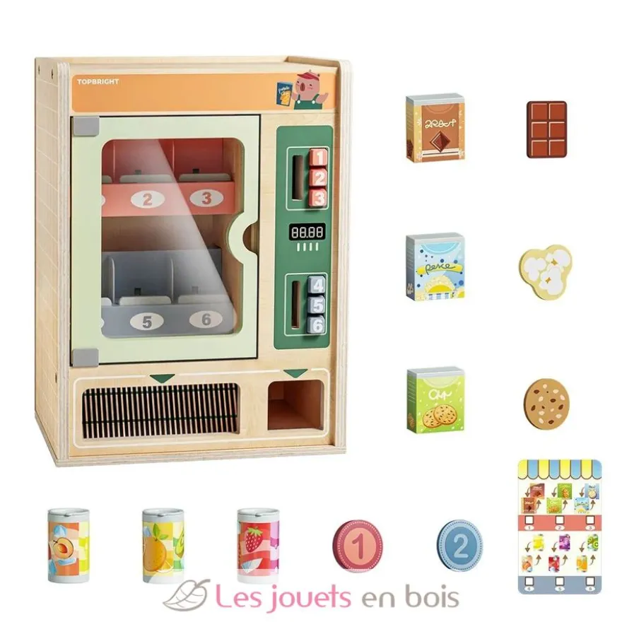 Distributeur automatique en bois Shop and Go - Topbright