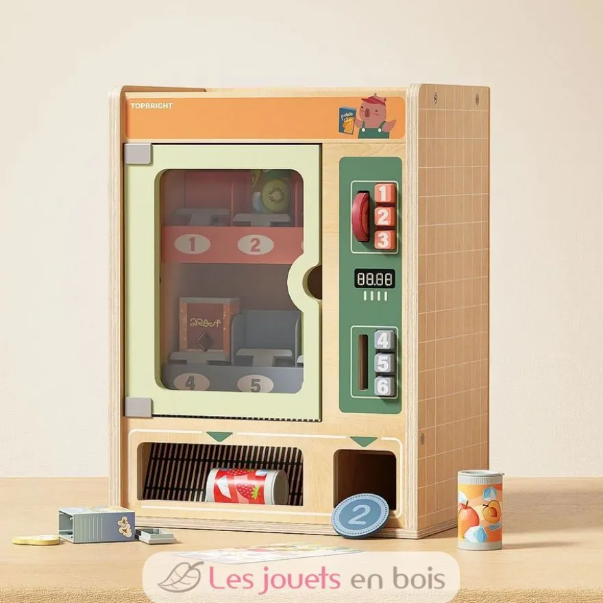 Distributeur automatique en bois Shop and Go - Topbright