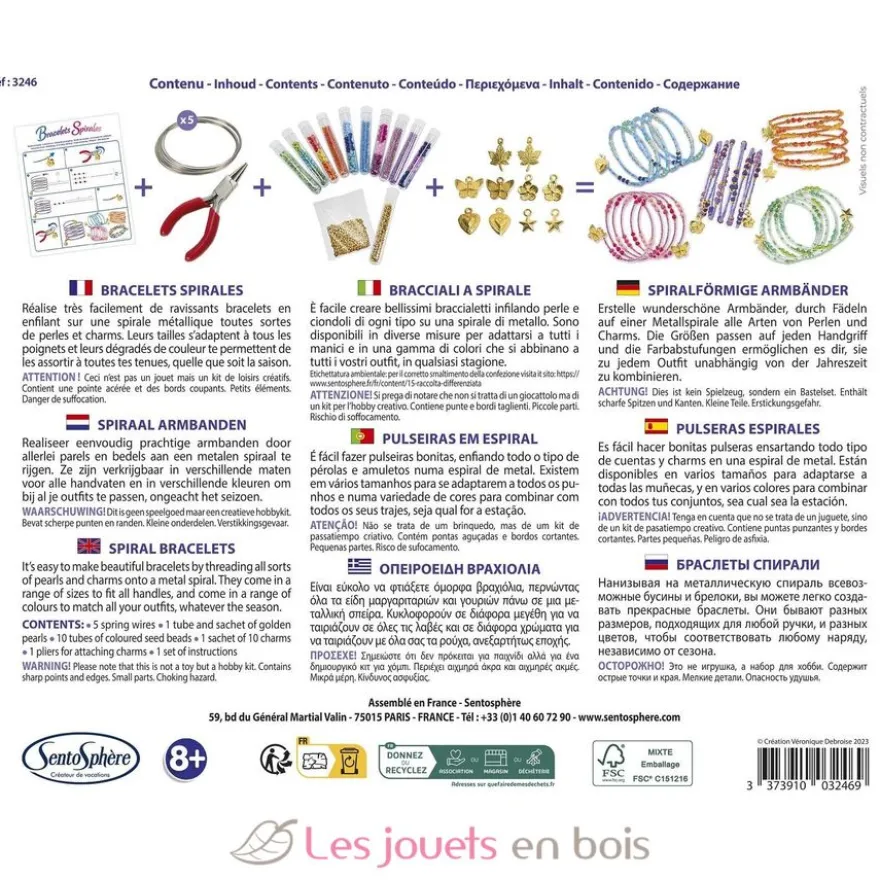 DIY Bracelets spirales - Sentosphère