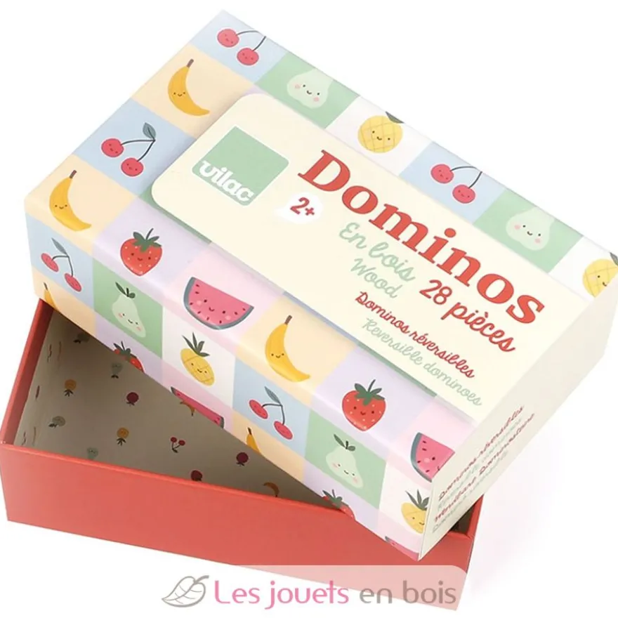 Dominos en bois Fruits et Légumes Sarah Betz - Vilac