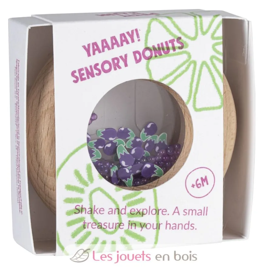 Donut sensoriel Aubergines - Petit Boum