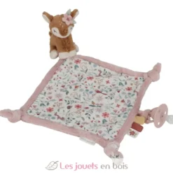 Doudou carré faon Fairy Garden - Little Dutch