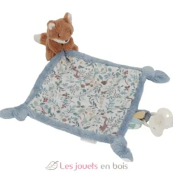 Doudou carré renard Forest Friends - Little Dutch