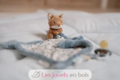 Doudou carré renard Forest Friends - Little Dutch