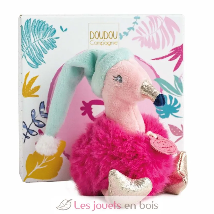 Doudou Flamant Rose - Les Minizoo - Doudou et Compagnie