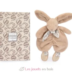 Doudou lapin beige sable 29 cm - Doudou et Compagnie