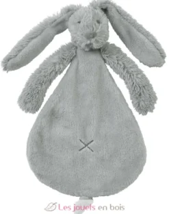 Doudou Lapin Richie gris clair 25 cm - Happy Horse