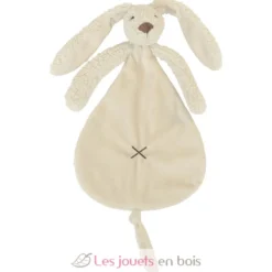 Doudou Lapin Richie recyclé beige 25 cm - Happy Horse