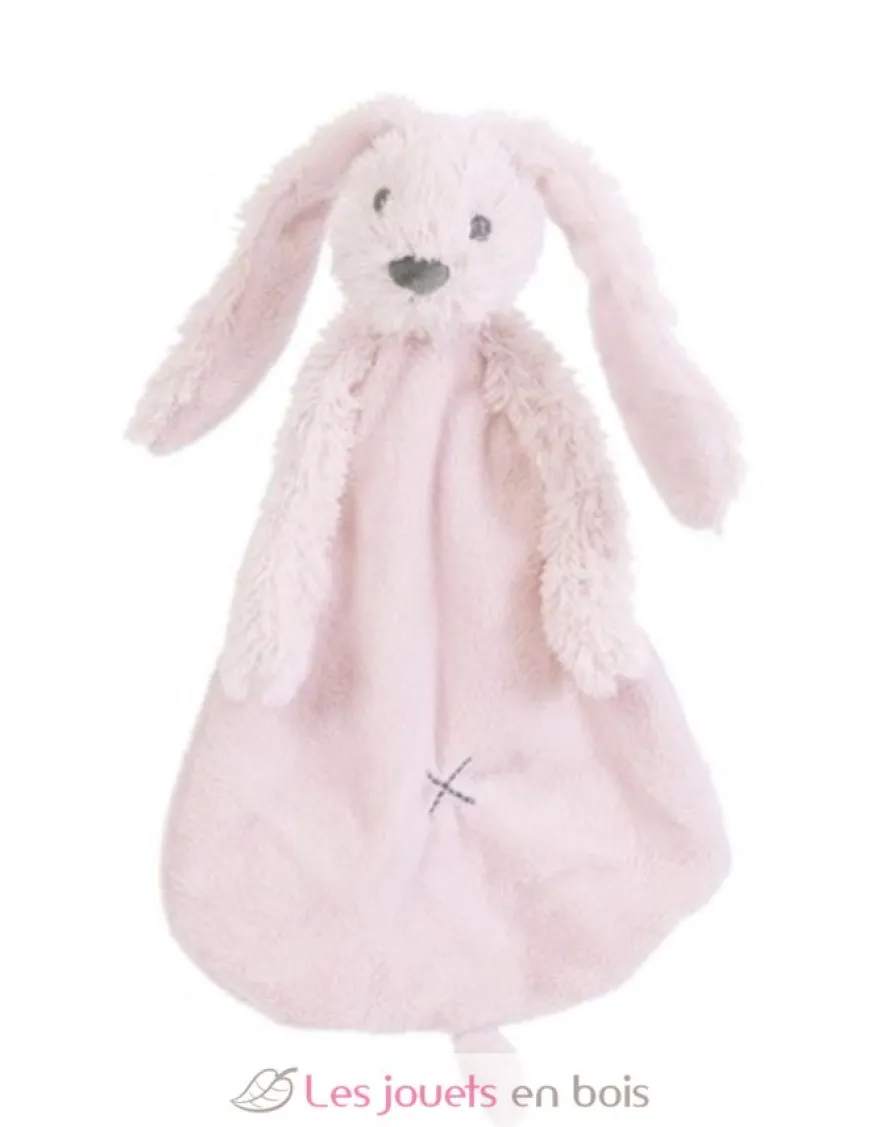 Doudou Lapin Richie rose clair 25 cm - Happy Horse