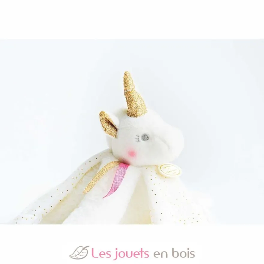 Doudou Lucie la licorne or - Doudou et Compagnie