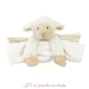Doudou mouton Locky pliable 16 cm beige - Happy Horse