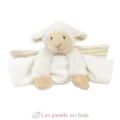 Doudou mouton Locky pliable 16 cm beige - Happy Horse