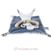 Doudou ours bleu à histoires 25 cm - Doudou et Compagnie