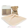 Doudou Ours Mouchoir boite Fleur - Doudou et Compagnie