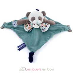 Doudou Panda avec marionnette à doigts 30 cm - Doudou et Compagnie