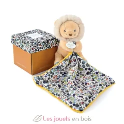 Doudou Pantin Lion ocre 12 cm - Doudou et Compagnie