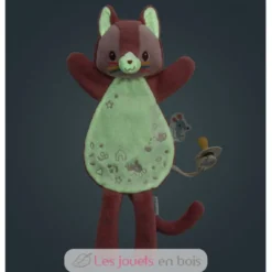 Doudou phosphorescent Jeanne le chat rose - Lilliputiens