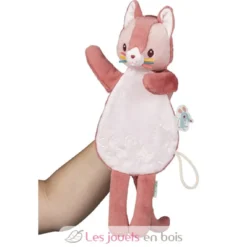 Doudou phosphorescent Jeanne le chat rose - Lilliputiens