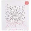 Doudou plat pétales Ours Rose 25 cm - Doudou et Compagnie