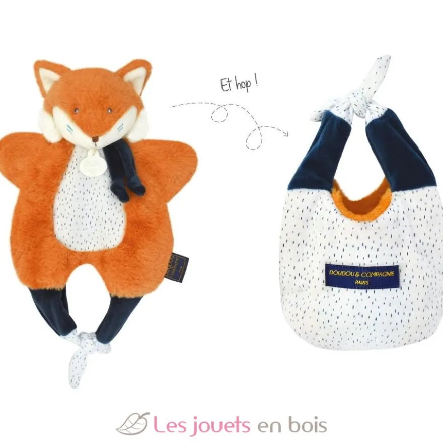 Doudou Renard marionnette 30 cm - Doudou et Compagnie