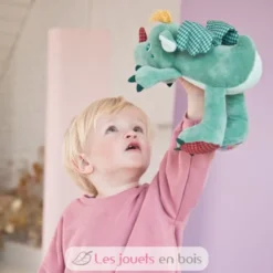 Dragon sonore Joe s'envole vert - Lilliputiens